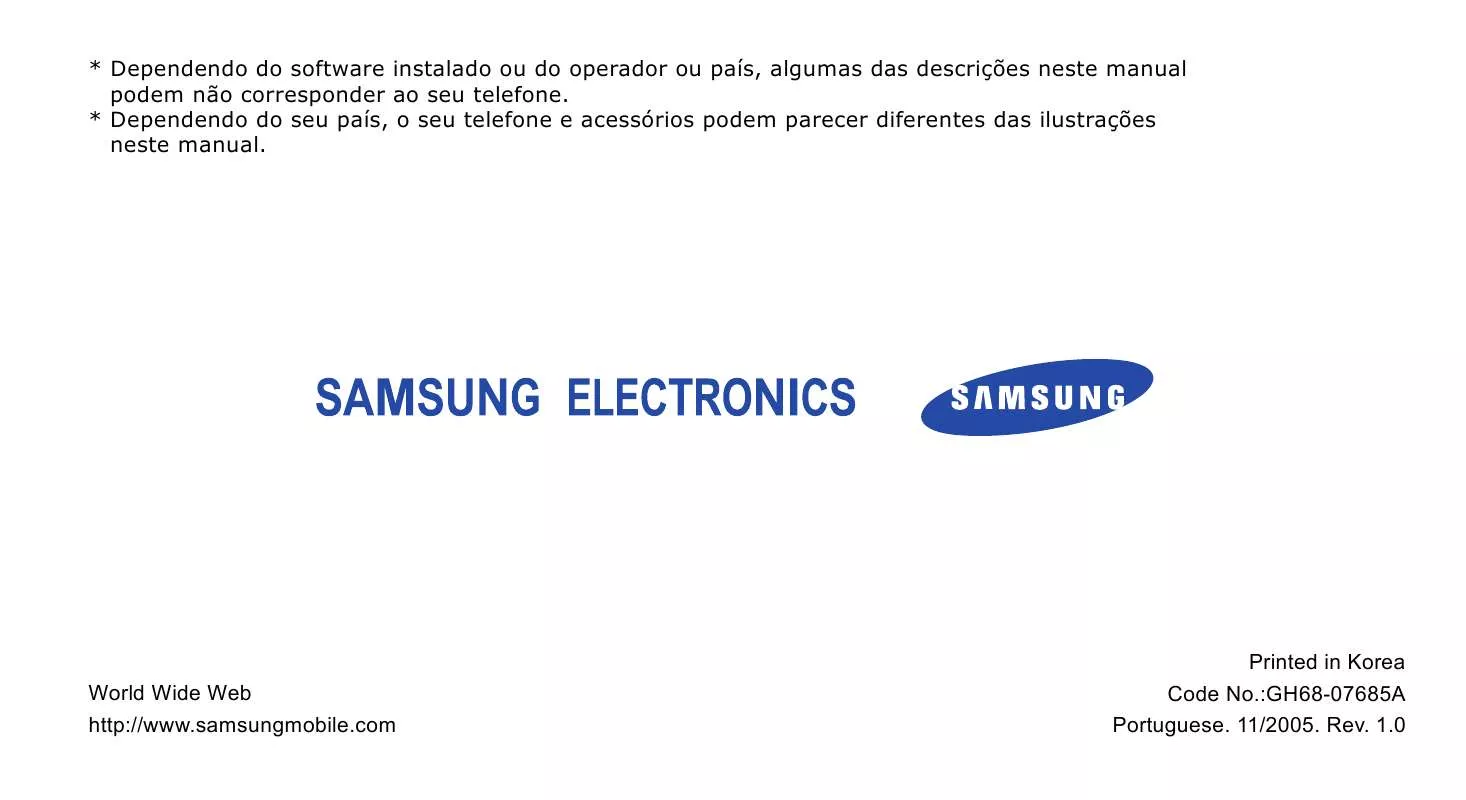 Mode d'emploi SAMSUNG SGH-E760