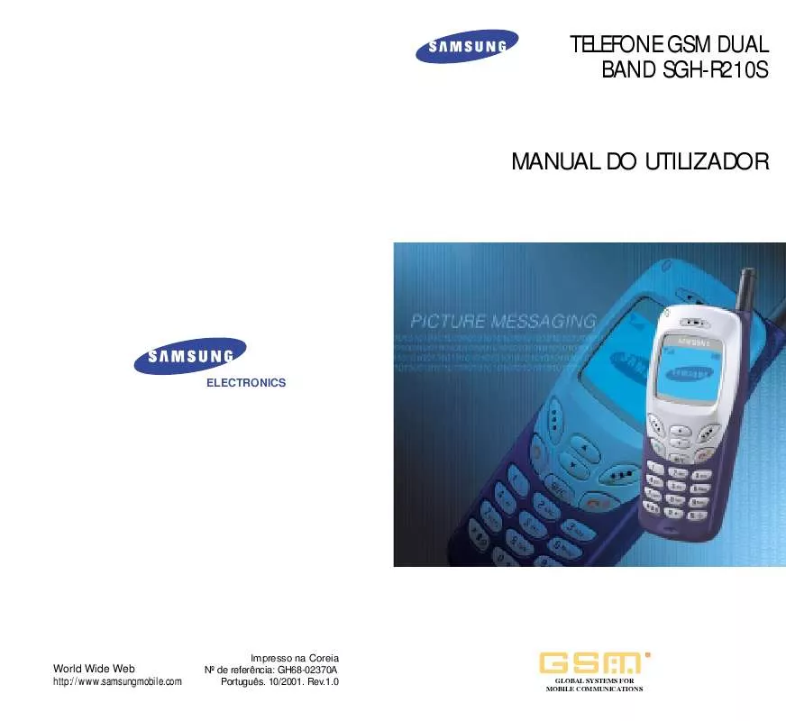 Mode d'emploi SAMSUNG SGH-R210DB