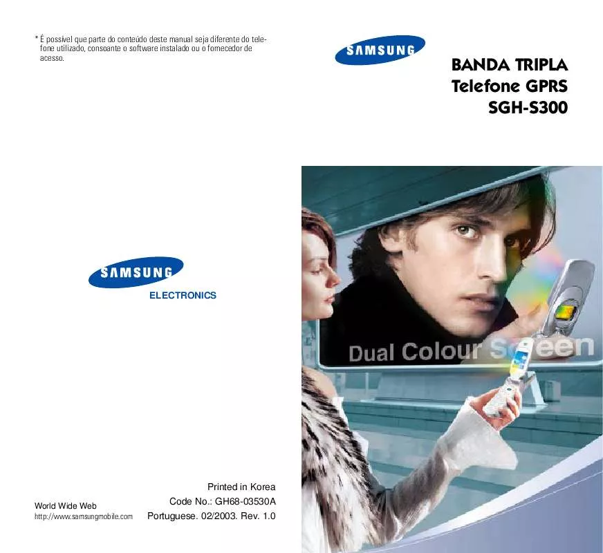 Mode d'emploi SAMSUNG SGH-S300M