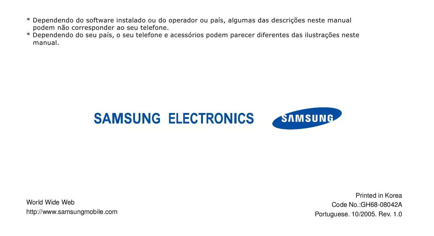 Mode d'emploi SAMSUNG SGH-X200