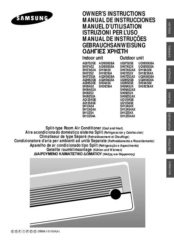 Mode d'emploi SAMSUNG SH-07AS2A