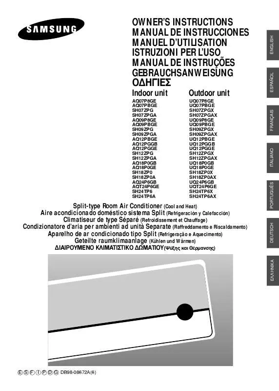 Mode d'emploi SAMSUNG SH-12ZPGX