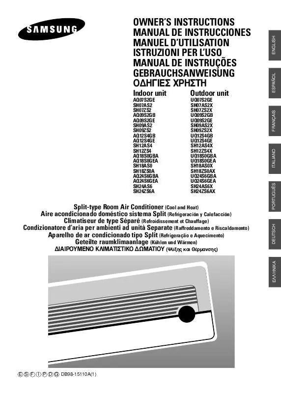 Mode d'emploi SAMSUNG SH-18AS0