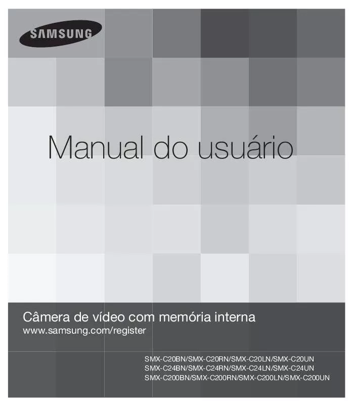 Mode d'emploi SAMSUNG SMX-C20RN