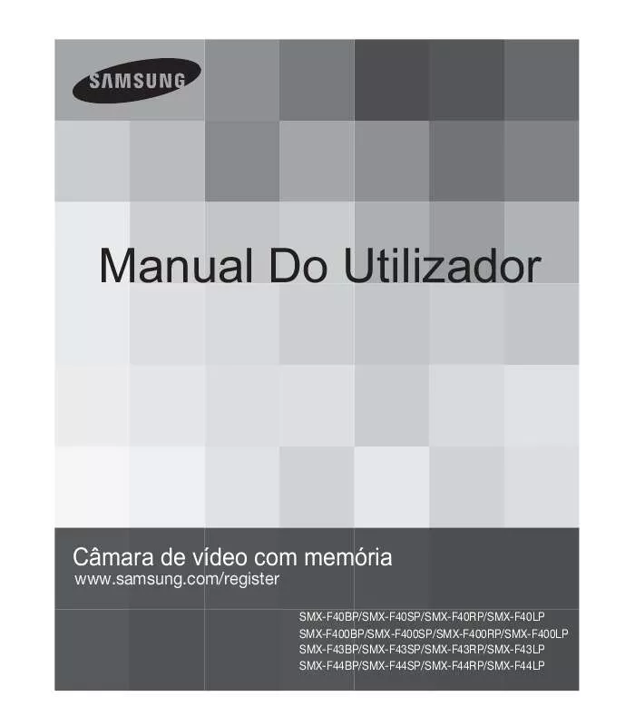 Mode d'emploi SAMSUNG SMX-F40SP