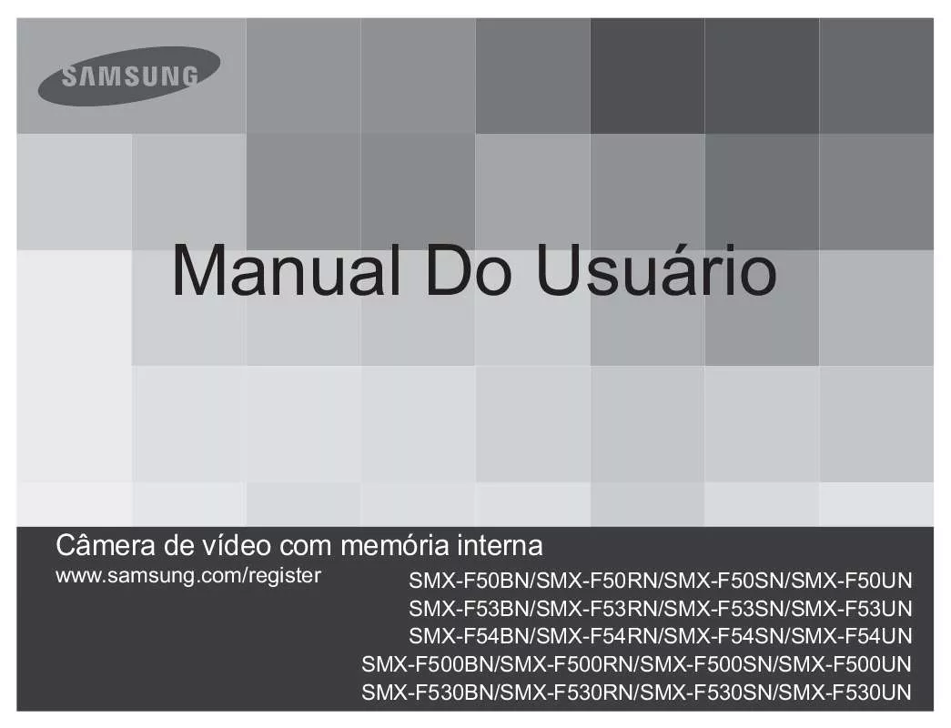 Mode d'emploi SAMSUNG SMX-F54BN