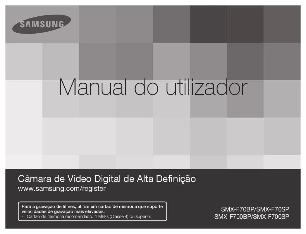 Mode d'emploi SAMSUNG SMX-F70BP