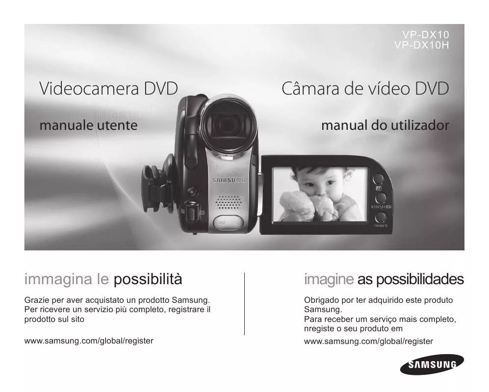 Mode d'emploi SAMSUNG VPDX10-XEF