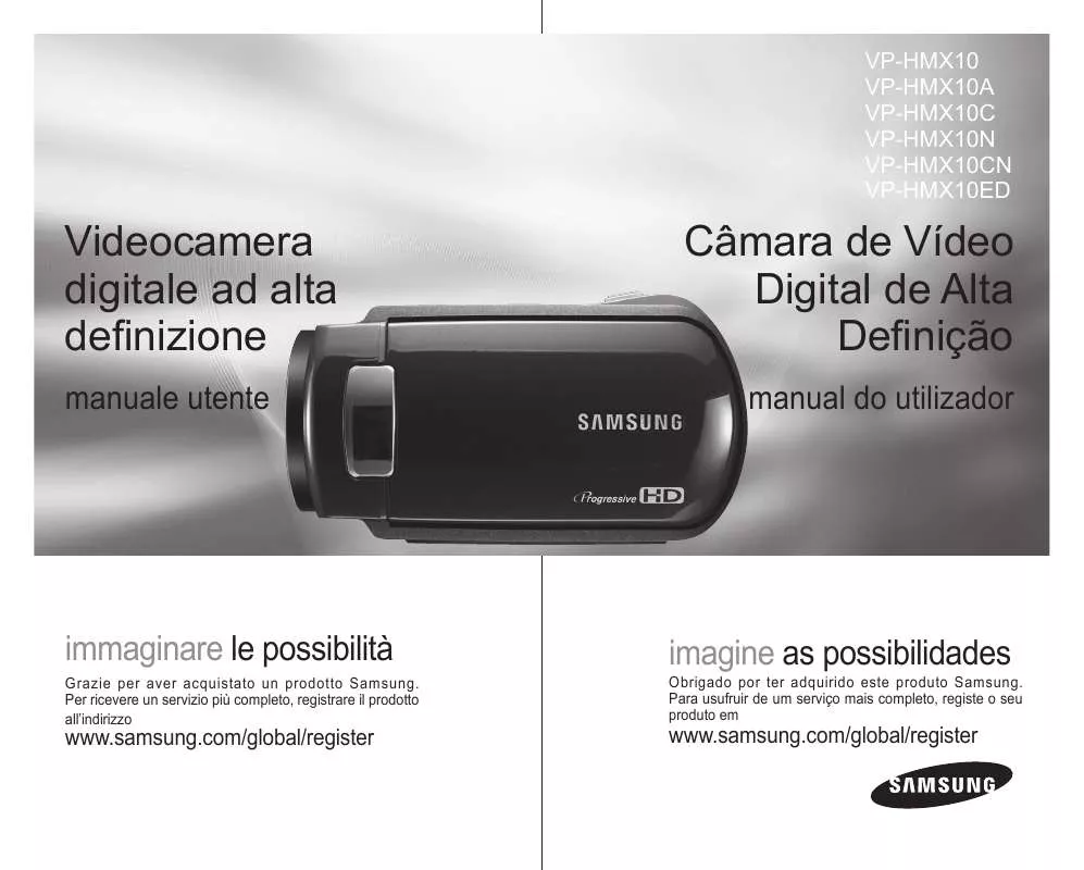 Mode d'emploi SAMSUNG VP-HMX10C