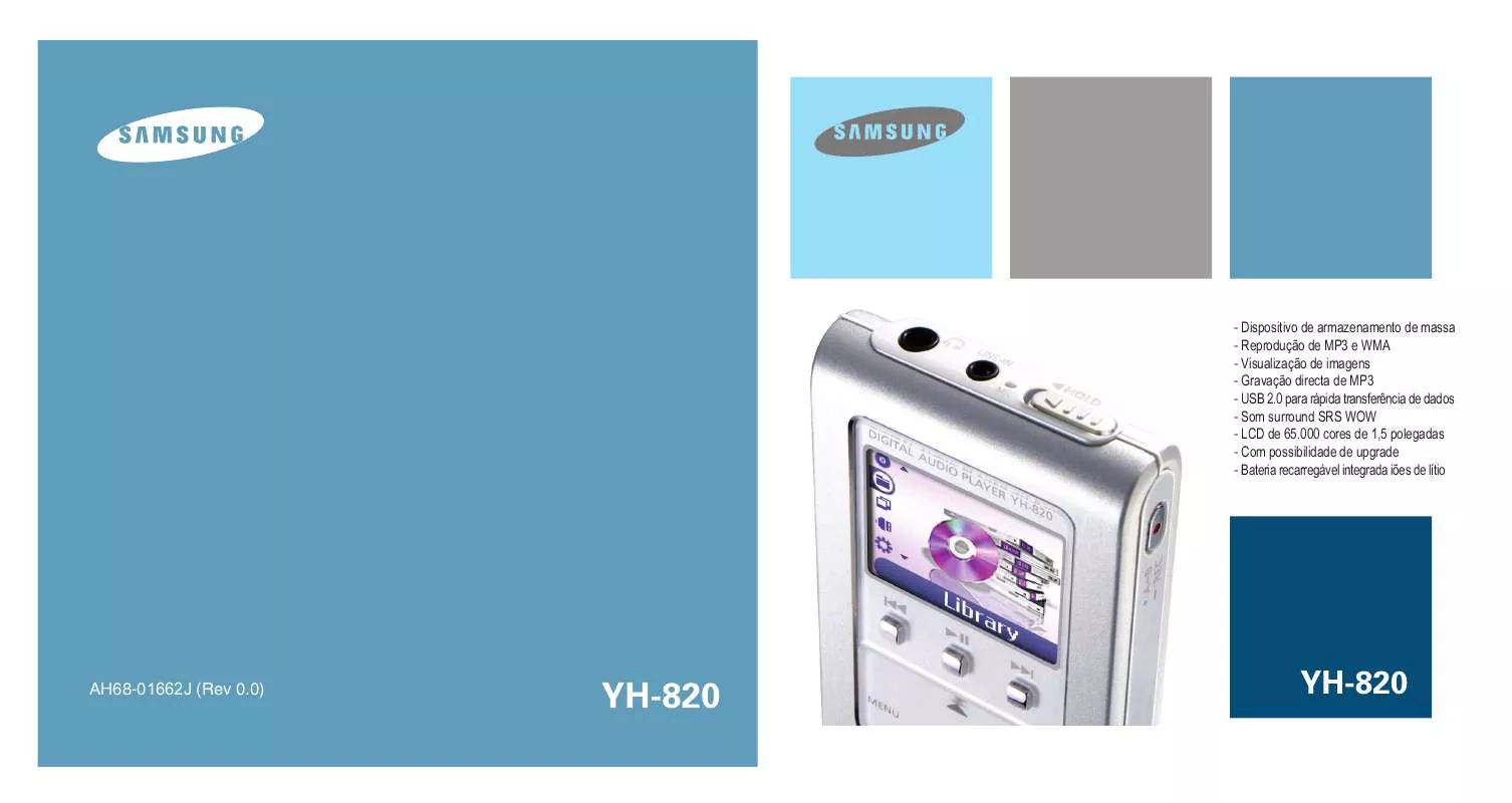 Mode d'emploi SAMSUNG YH-820MC