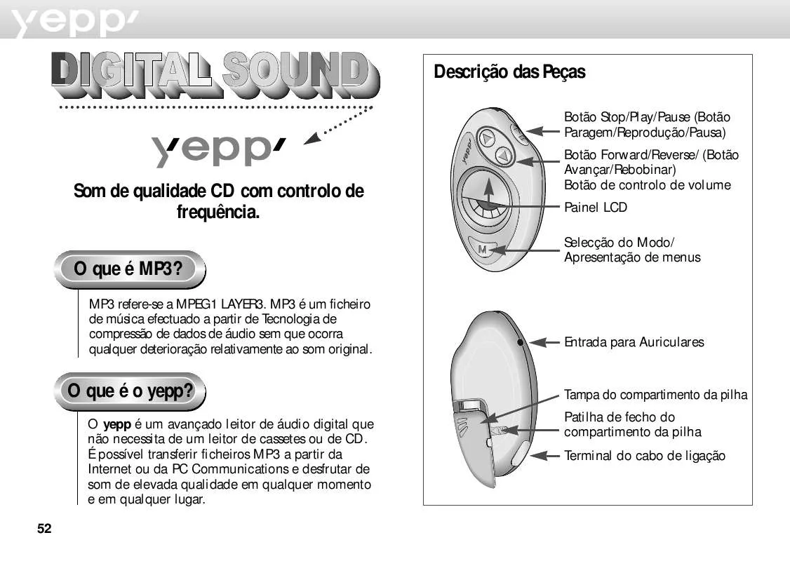 Mode d'emploi SAMSUNG YP-20T