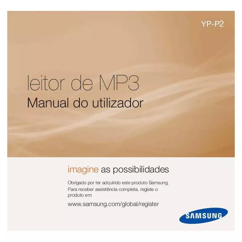 Mode d'emploi SAMSUNG YP-P2JAB