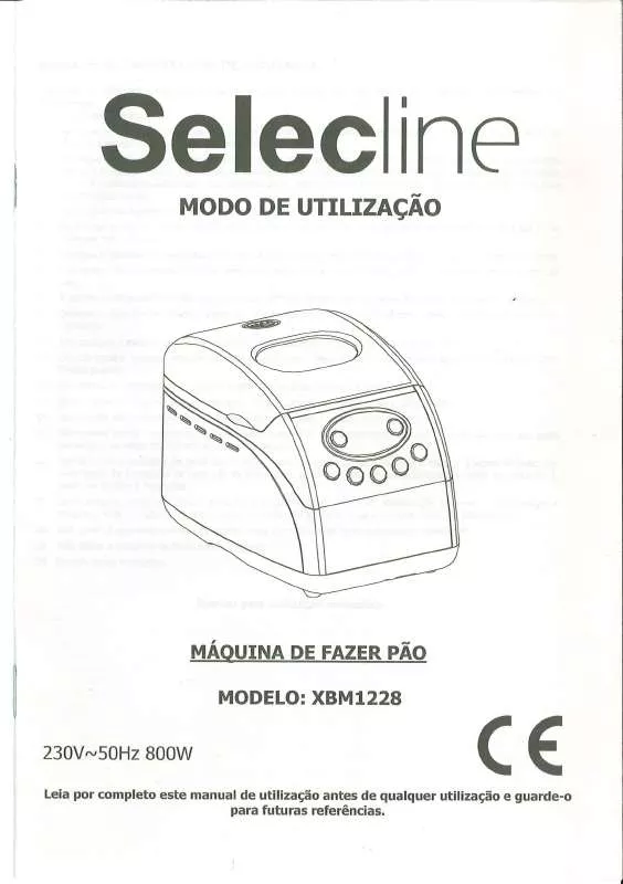 Mode d'emploi SELECLINE XBM1228