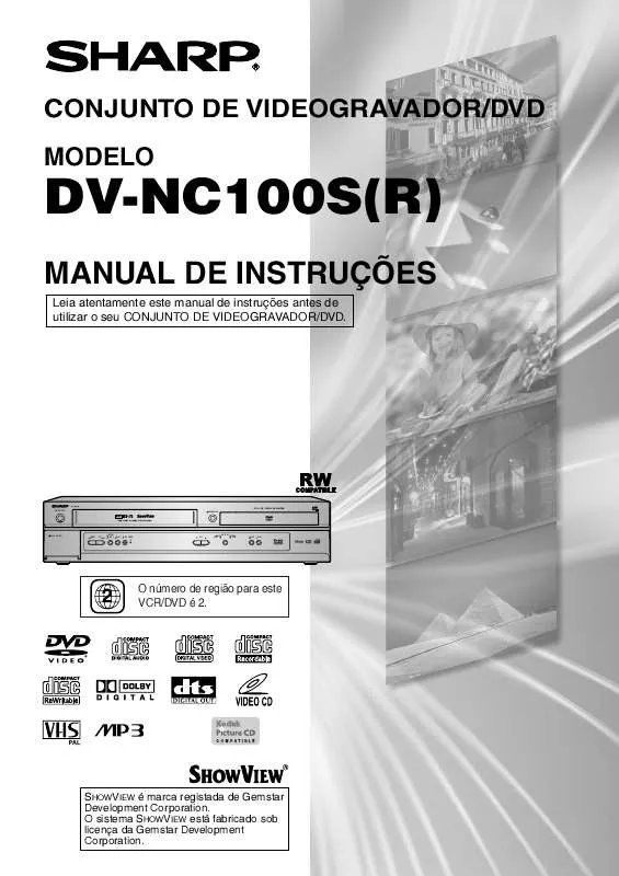 Mode d'emploi SHARP DV-NC100S(R)