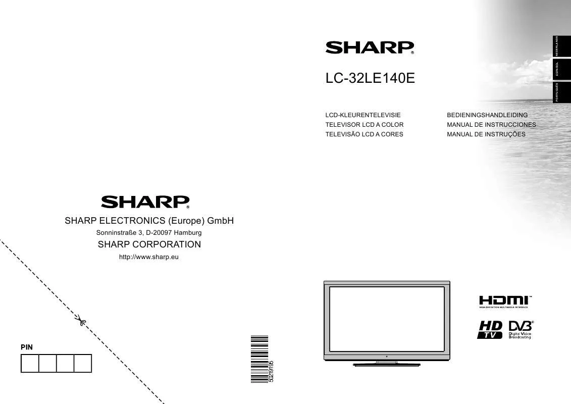 Mode d'emploi SHARP LC-32LE140E