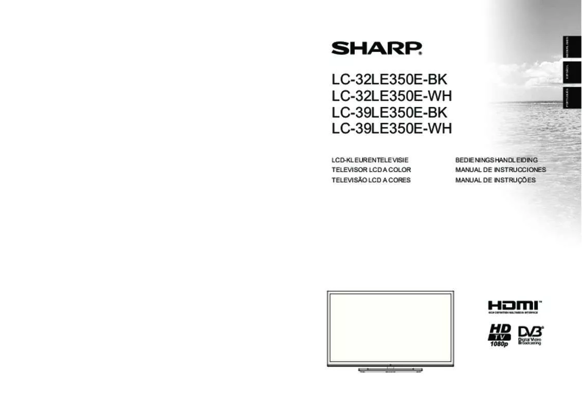 Mode d'emploi SHARP LC3XLE350EBK/EWH