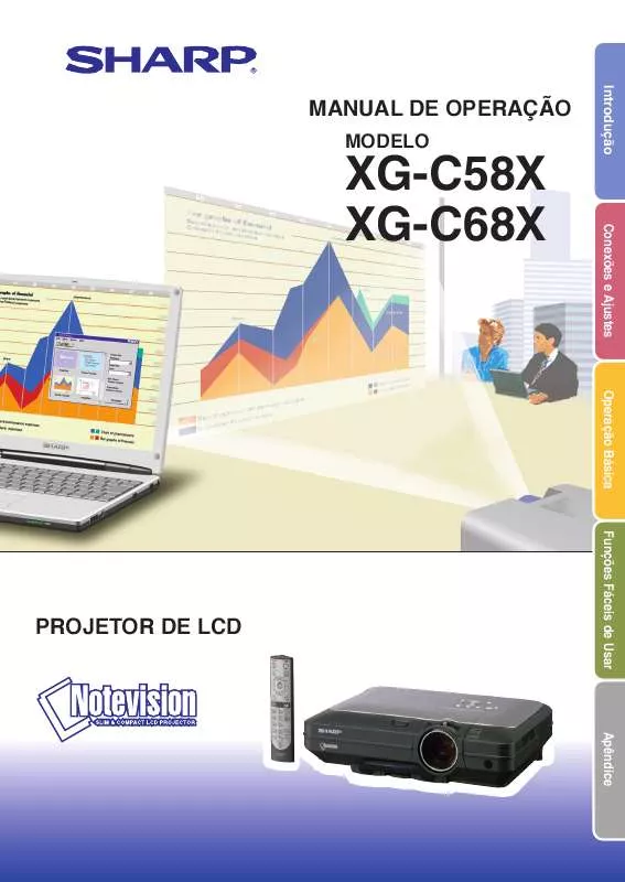 Mode d'emploi SHARP XG-C58X