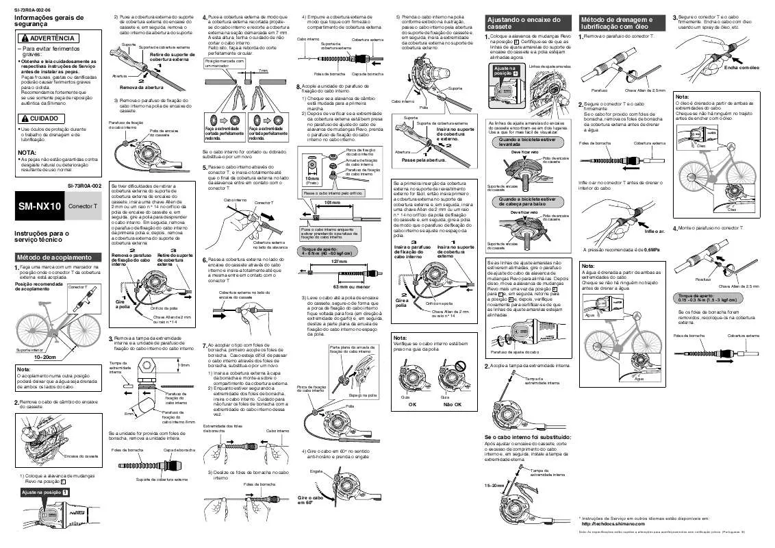 Mode d'emploi SHIMANO SM-NX10