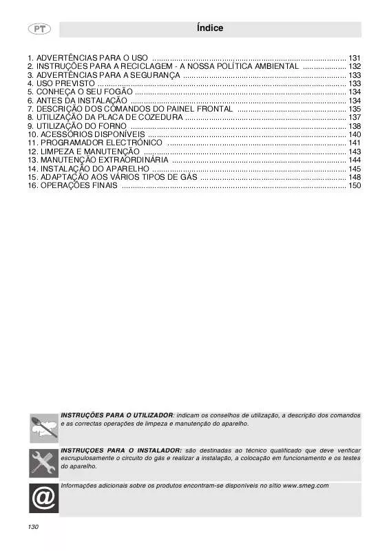 Mode d'emploi SMEG C92GMX