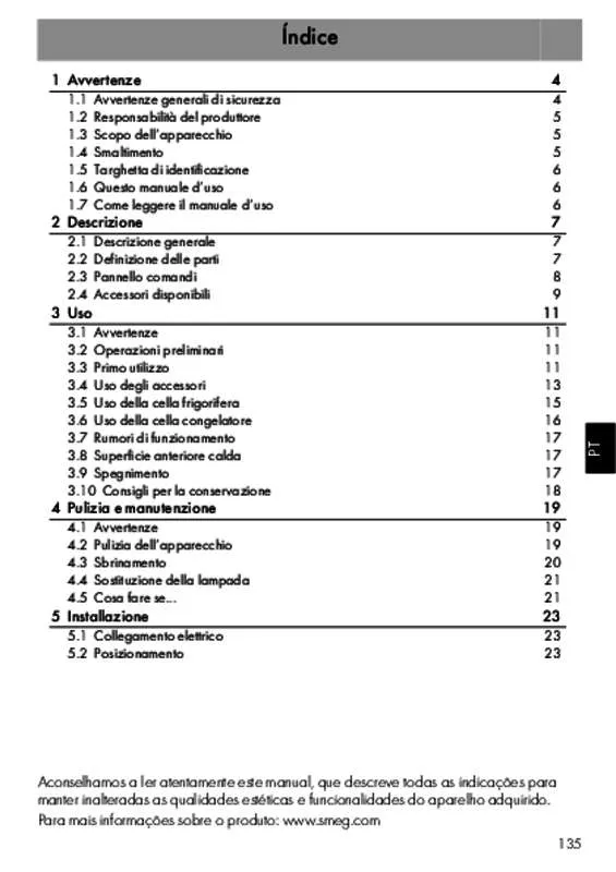 Mode d'emploi SMEG FAB32LAZN1