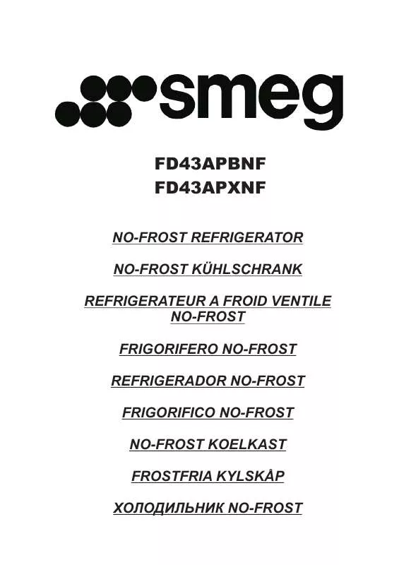 Mode d'emploi SMEG FD43APBNF