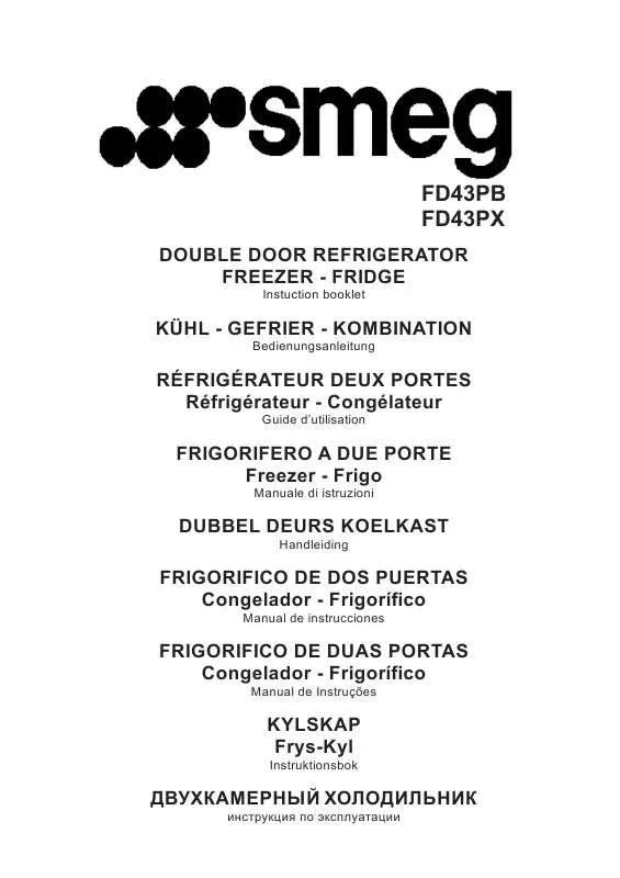 Mode d'emploi SMEG FD43PX