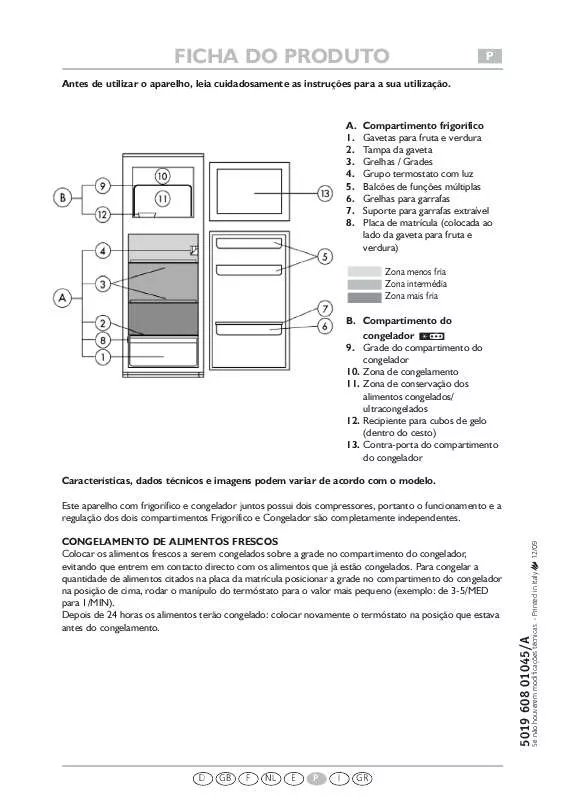 Mode d'emploi SMEG FR270AP