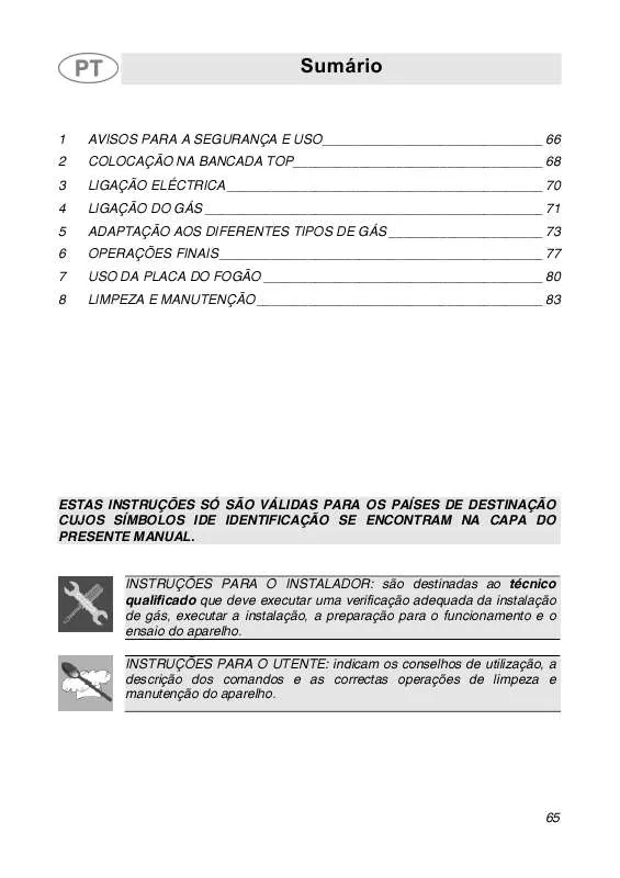 Mode d'emploi SMEG HB64CAS