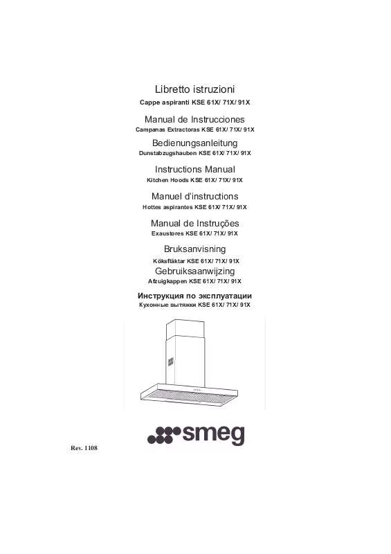 Mode d'emploi SMEG KSE91X