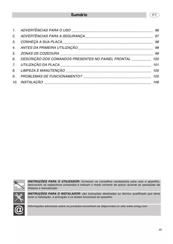 Mode d'emploi SMEG P662-1