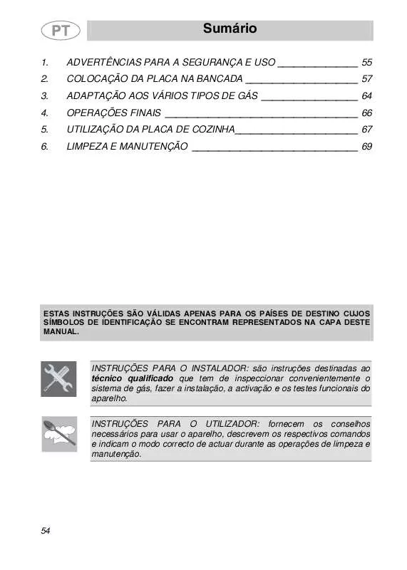 Mode d'emploi SMEG PGF95BE-2