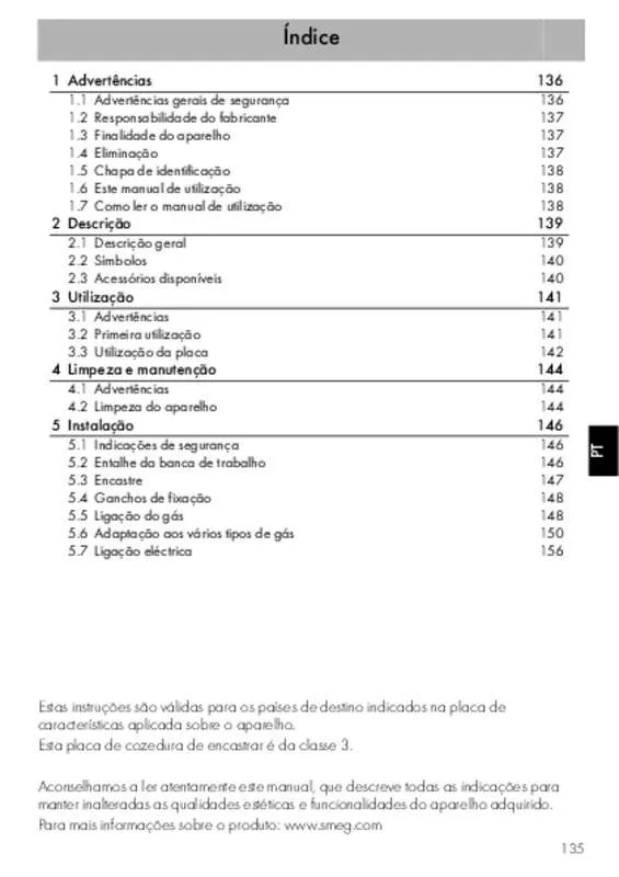 Mode d'emploi SMEG PV164CN