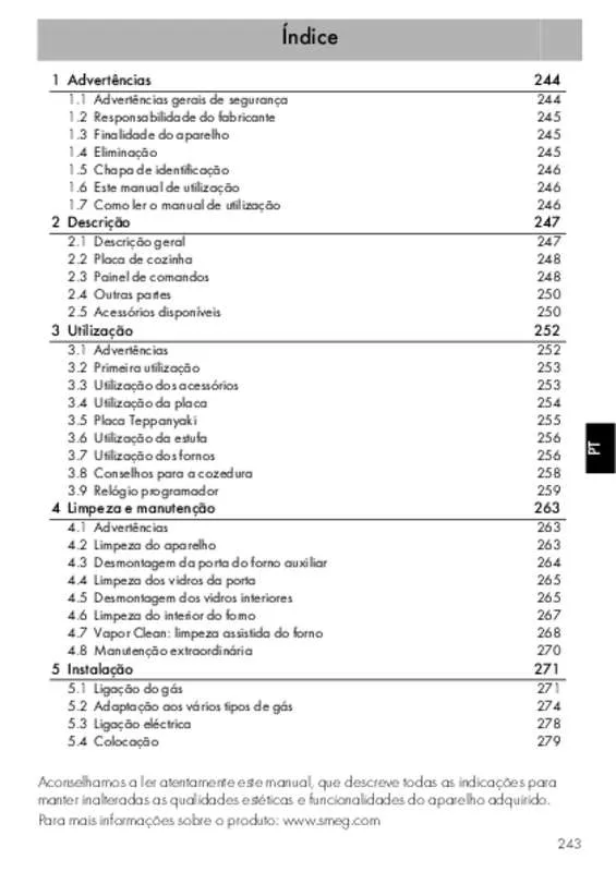 Mode d'emploi SMEG TR4110P