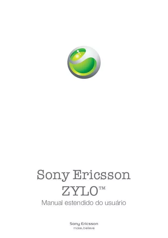 Mode d'emploi SONY ERICSSON ZYLO