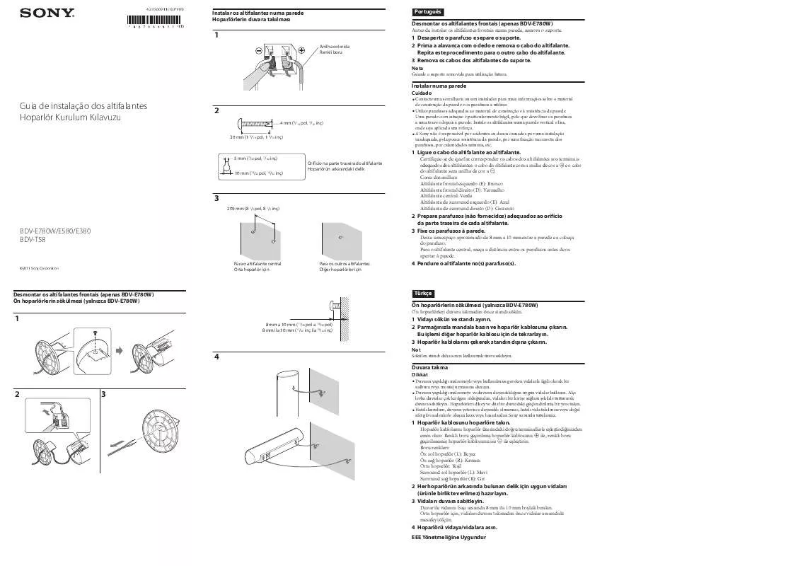 Mode d'emploi SONY BDV-T58