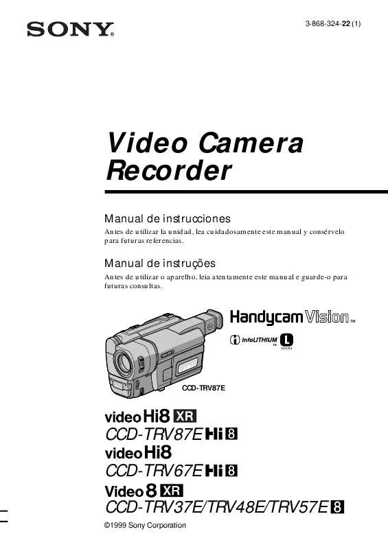 Mode d'emploi SONY CCD-TRV48E