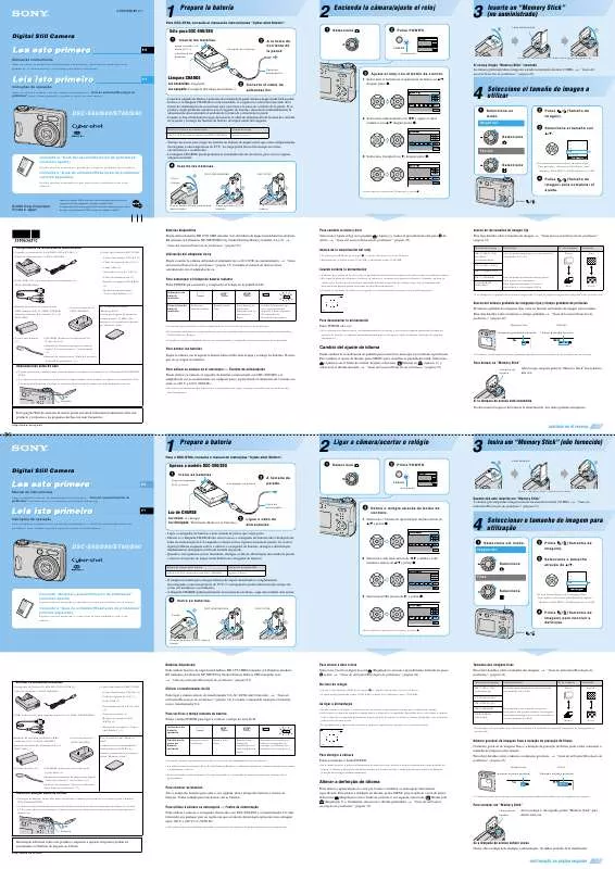 Mode d'emploi SONY CYBER-SHOT DSC-ST80