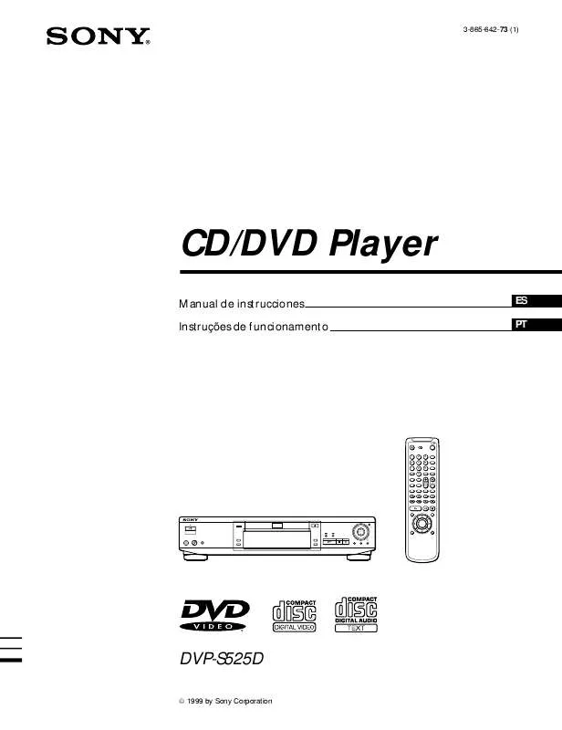 Mode d'emploi SONY DVP-S525D