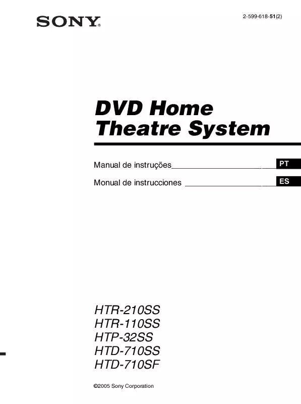 Mode d'emploi SONY HTD-710SF