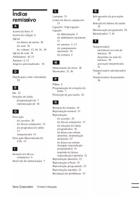 Mode d'emploi SONY MHC-FR1