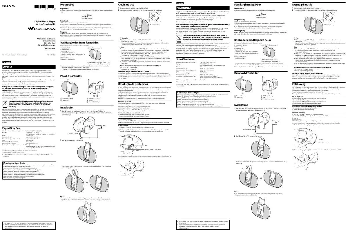 Mode d'emploi SONY NWZ-E436FK