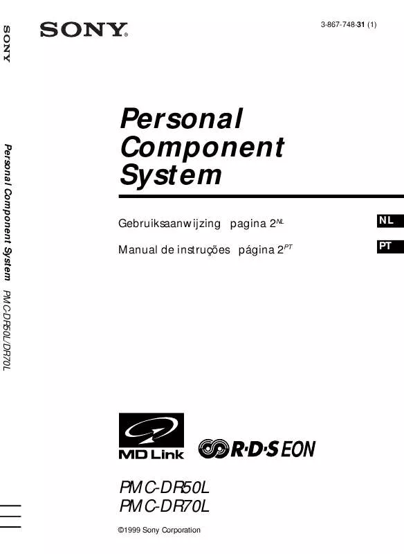 Mode d'emploi SONY PMC-DR50L