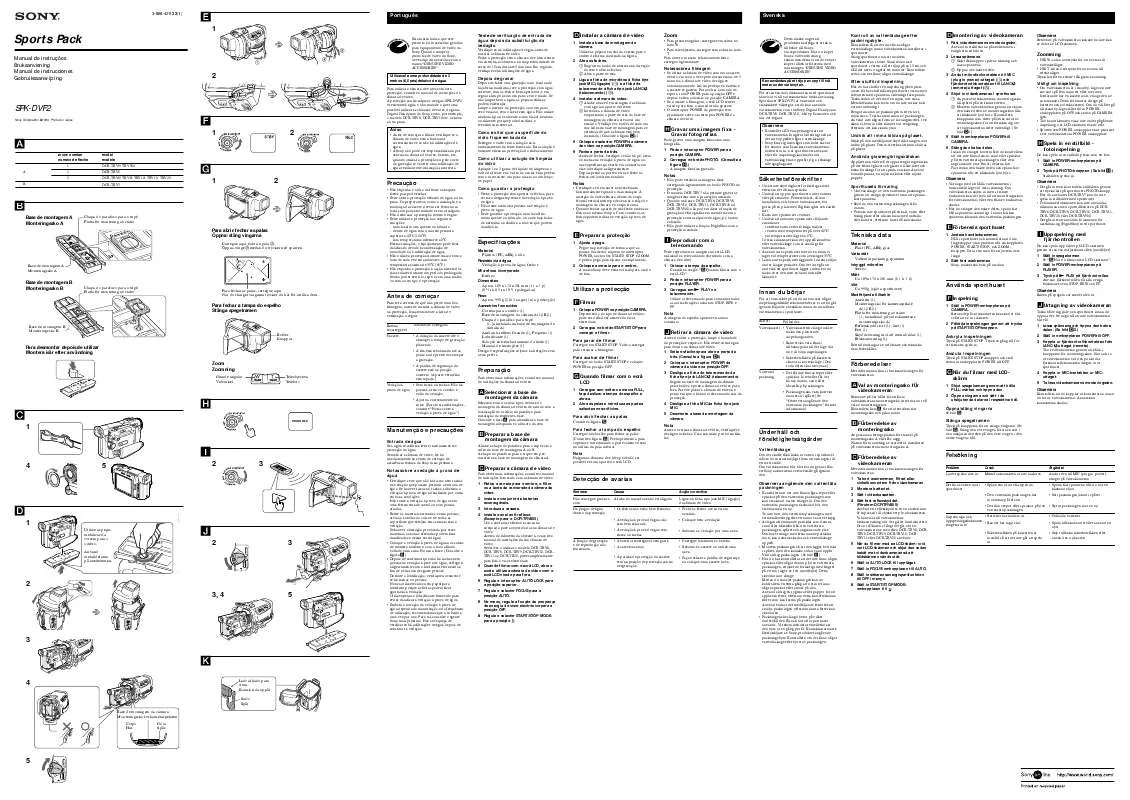 Mode d'emploi SONY SPK-DVF2