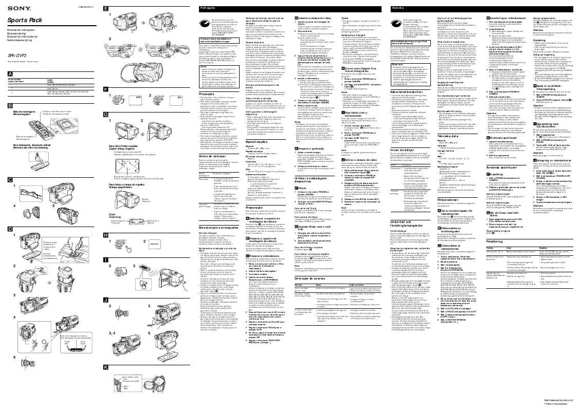 Mode d'emploi SONY SPK-DVF3