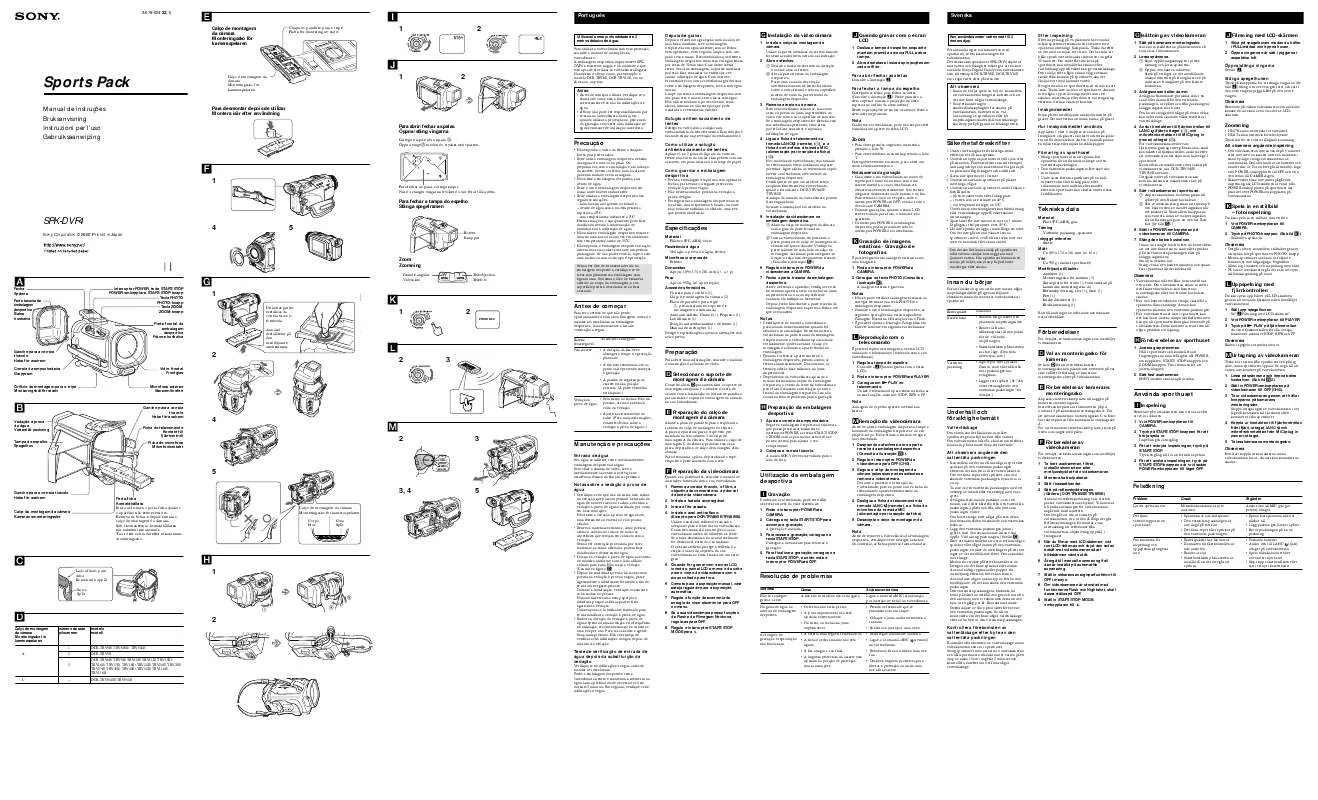 Mode d'emploi SONY SPK-DVF4