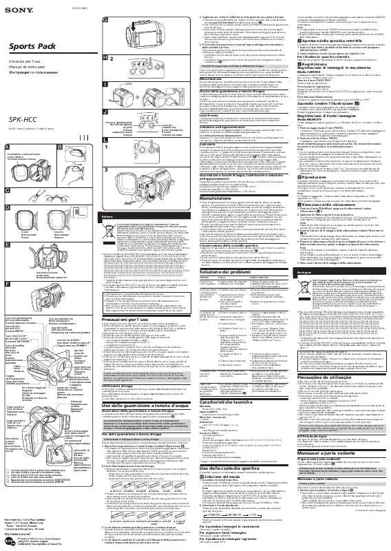 Mode d'emploi SONY SPK-HCC