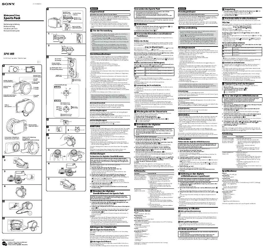 Mode d'emploi SONY SPK-WB