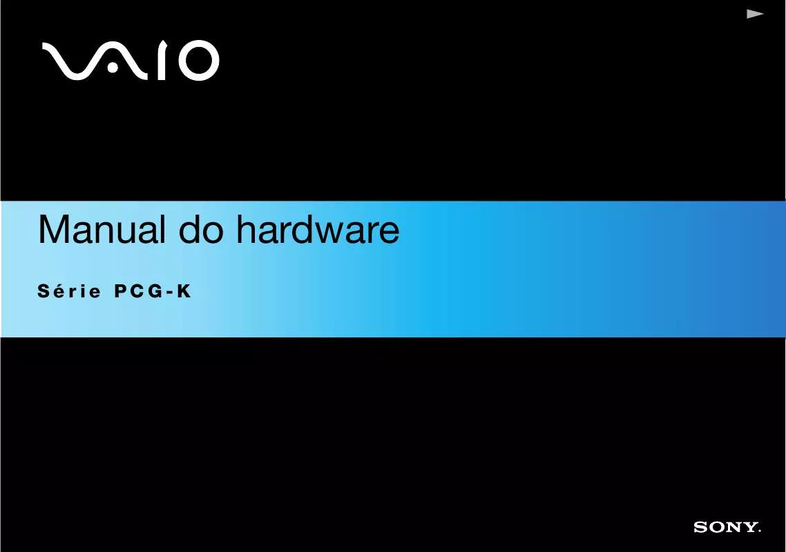 Mode d'emploi SONY VAIO PCG-K295HP