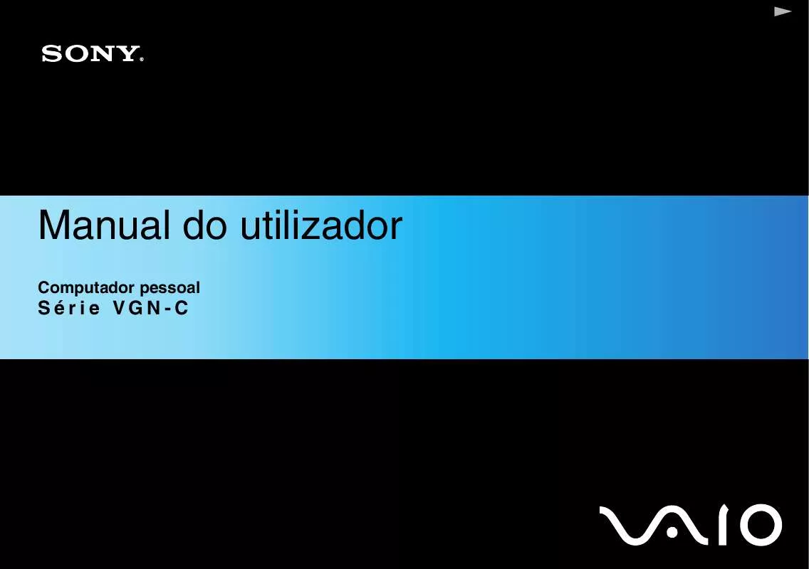 Mode d'emploi SONY VAIO VGN-C1Z/B