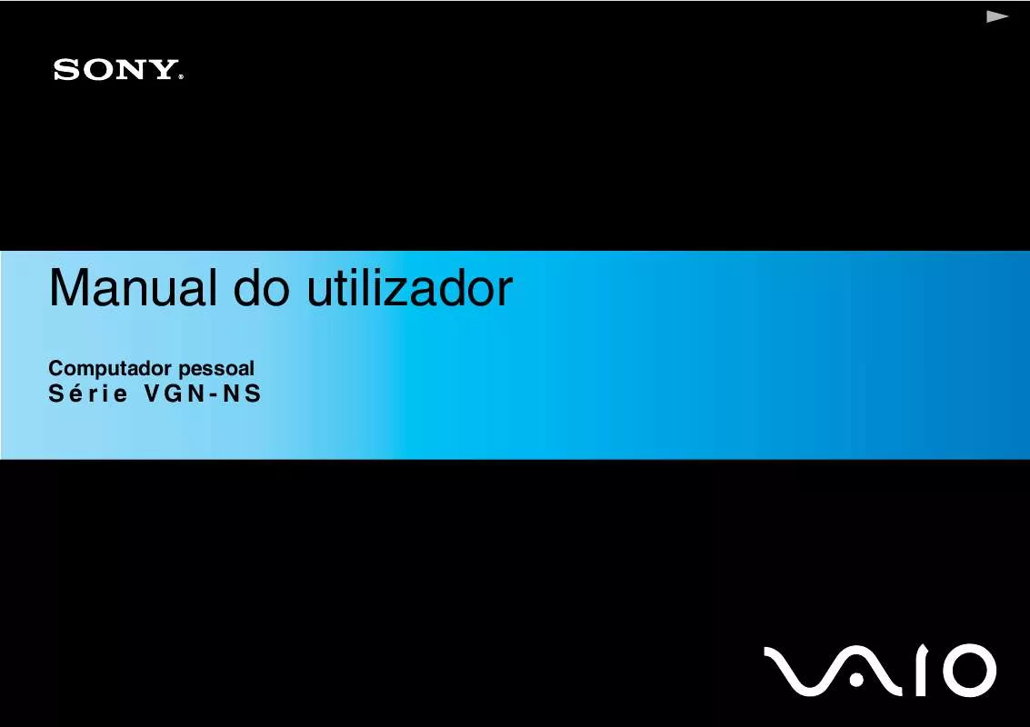 Mode d'emploi SONY VAIO VGN-NS20M